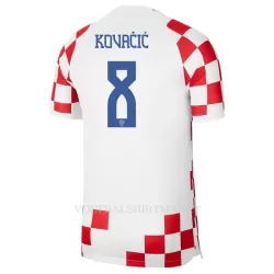 Kroatië Kovacic 8 Shirt Heren Thuis WK 2022 Kroatië Kovacic 8 Shirt Heren Thuis WK 2022