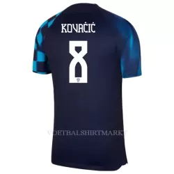 Kroatië Kovacic 8 Shirt Heren Uit WK 2022 Kroatië Kovacic 8 Shirt Heren Uit WK 2022