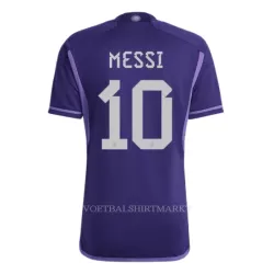 Messi 10 Argentinië Shirt Heren Uit WK 2022