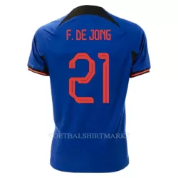 Nederland Frenkie de Jong 21 Shirt Heren Uit WK 2022 Nederland Frenkie de Jong 21 Shirt Heren Uit WK 2022