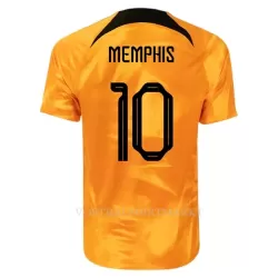 Nederland Memphis 10 Shirt Heren Thuis WK 2022 Nederland Memphis 10 Shirt Heren Thuis WK 2022