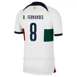 Portugal Bruno Fernandes 8 Shirt Heren Uit WK 2022 Portugal Bruno Fernandes 8 Shirt Heren Uit WK 2022