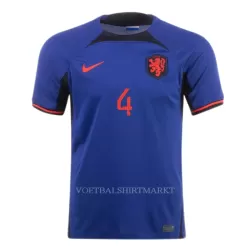 VIRGIL 4 Nederland Shirt Heren Uit WK 2022 VIRGIL 4 Nederland Shirt Heren Uit WK 2022