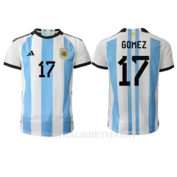 Argentinië Alejandro Gomez 17 Shirt Heren Thuis WK 2022