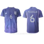 Argentinië German Pezzella 6 Shirt Heren Uit WK 2022