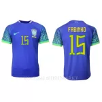 Brazilië Fabinho 15 Shirt Heren Uit WK 2022