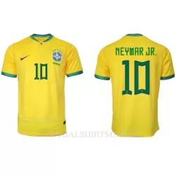 Brazilië Neymar Jr 10 Shirt Heren Thuis WK 2022 Brazilië Neymar Jr 10 Shirt Heren Thuis WK 2022