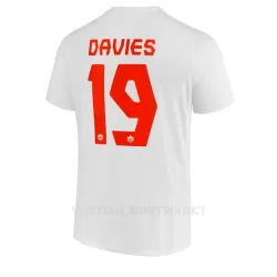 Canada Alphonso Davies 19 Shirt Heren Uit WK 2022 Canada Alphonso Davies 19 Shirt Heren Uit WK 2022