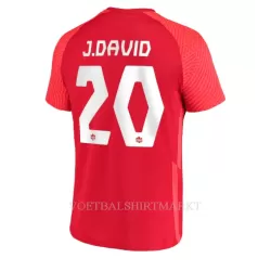 Canada Jonathan David 20 Shirt Heren Thuis WK 2022 Canada Jonathan David 20 Shirt Heren Thuis WK 2022