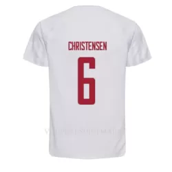 Denemarken Andreas Christensen 6 Shirt Heren Uit WK 2022