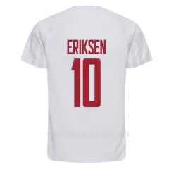 Denemarken Christian Eriksen 10 Shirt Heren Uit WK 2022