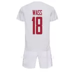 Denemarken Daniel Wass 18 Tenue Kind Uit WK 2022