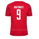 Denemarken Martin Braithwaite 9 Shirt Heren Thuis WK 2022