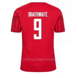 Denemarken Martin Braithwaite 9 Shirt Heren Thuis WK 2022 Denemarken Martin Braithwaite 9 Shirt Heren Thuis WK 2022