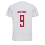Denemarken Martin Braithwaite 9 Shirt Heren Uit WK 2022