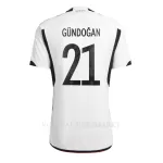 Duitsland Ilkay Gündogan 21 Shirt Heren Thuis WK 2022
