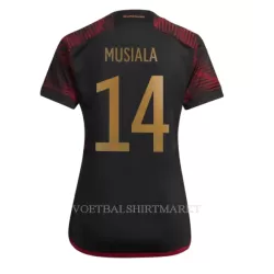 Duitsland Jamal Musiala 14 Shirt Dames Uit WK 2022