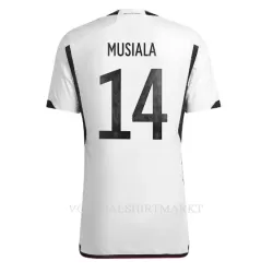 Duitsland Jamal Musiala 14 Shirt Heren Thuis WK 2022 Duitsland Jamal Musiala 14 Shirt Heren Thuis WK 2022