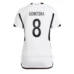 Duitsland Leon Goretzka 8 Shirt Dames Thuis WK 2022