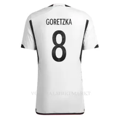 Duitsland Leon Goretzka 8 Shirt Heren Thuis WK 2022 Duitsland Leon Goretzka 8 Shirt Heren Thuis WK 2022