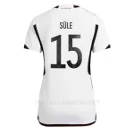 Duitsland Niklas Sule 15 Shirt Dames Thuis WK 2022