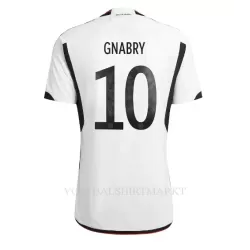 Duitsland Serge Gnabry 10 Shirt Heren Thuis WK 2022 Duitsland Serge Gnabry 10 Shirt Heren Thuis WK 2022