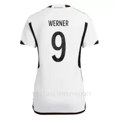 Duitsland Timo Werner 9 Shirt Dames Thuis WK 2022