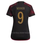 Duitsland Timo Werner 9 Shirt Dames Uit WK 2022
