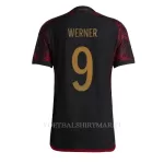 Duitsland Timo Werner 9 Shirt Heren Uit WK 2022