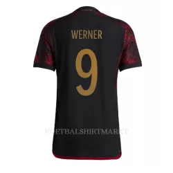Duitsland Timo Werner 9 Shirt Heren Uit WK 2022 Duitsland Timo Werner 9 Shirt Heren Uit WK 2022