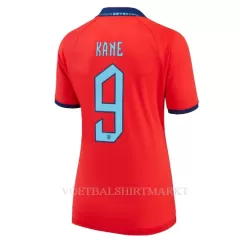 Engeland Harry Kane 9 Shirt Dames Uit WK 2022 Engeland Harry Kane 9 Shirt Dames Uit WK 2022