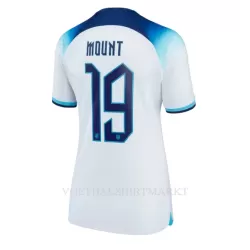 Engeland Mason Mount 19 Shirt Dames Thuis WK 2022 Engeland Mason Mount 19 Shirt Dames Thuis WK 2022