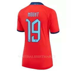 Engeland Mason Mount 19 Shirt Dames Uit WK 2022 Engeland Mason Mount 19 Shirt Dames Uit WK 2022
