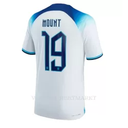 Engeland Mason Mount 19 Shirt Heren Thuis WK 2022 Engeland Mason Mount 19 Shirt Heren Thuis WK 2022