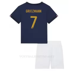 Frankrijk Antoine Griezmann 7 Tenue Kind Thuis WK 2022 Frankrijk Antoine Griezmann 7 Tenue Kind Thuis WK 2022