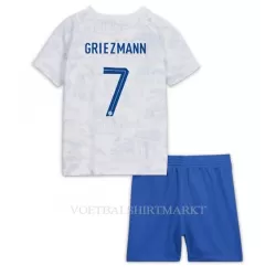 Frankrijk Antoine Griezmann 7 Tenue Kind Uit WK 2022 Frankrijk Antoine Griezmann 7 Tenue Kind Uit WK 2022