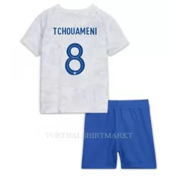 Frankrijk Aurelien Tchouaméni 8 Tenue Kind Uit WK 2022 Frankrijk Aurelien Tchouaméni 8 Tenue Kind Uit WK 2022