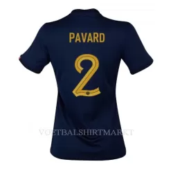 Frankrijk Benjamin Pavard 2 Shirt Dames Thuis WK 2022 Frankrijk Benjamin Pavard 2 Shirt Dames Thuis WK 2022