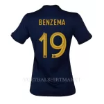 Frankrijk Karim Benzema 19 Shirt Dames Thuis WK 2022