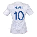 Frankrijk Kylian Mbappé 10 Shirt Dames Uit WK 2022