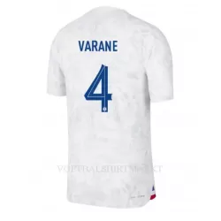 Frankrijk Raphael Varane 4 Shirt Heren Uit WK 2022 Frankrijk Raphael Varane 4 Shirt Heren Uit WK 2022