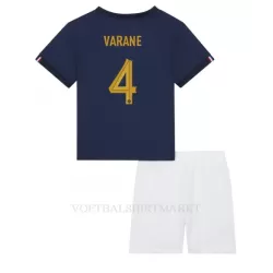 Frankrijk Raphael Varane 4 Tenue Kind Thuis WK 2022 Frankrijk Raphael Varane 4 Tenue Kind Thuis WK 2022