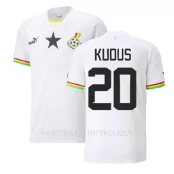 Ghana Mohammed Kudus 20 Shirt Heren Thuis WK 2022 Ghana Mohammed Kudus 20 Shirt Heren Thuis WK 2022
