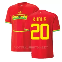 Ghana Mohammed Kudus 20 Shirt Heren Uit WK 2022 Ghana Mohammed Kudus 20 Shirt Heren Uit WK 2022