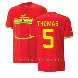 Ghana Thomas Partey 5 Shirt Heren Uit WK 2022 Ghana Thomas Partey 5 Shirt Heren Uit WK 2022
