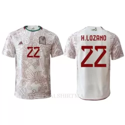 Mexico Hirving Lozano 22 Shirt Heren Uit WK 2022 Mexico Hirving Lozano 22 Shirt Heren Uit WK 2022