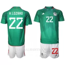 Mexico Hirving Lozano 22 Tenue Kind Thuis WK 2022 Mexico Hirving Lozano 22 Tenue Kind Thuis WK 2022