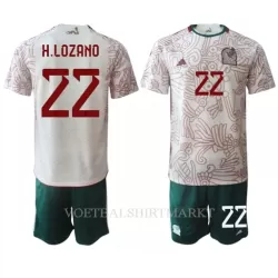 Mexico Hirving Lozano 22 Tenue Kind Uit WK 2022 Mexico Hirving Lozano 22 Tenue Kind Uit WK 2022