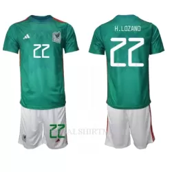 Mexico Luis Romo 7 Tenue Kind Thuis WK 2022 Mexico Luis Romo 7 Tenue Kind Thuis WK 2022