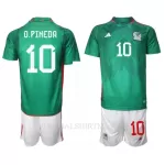 Mexico Orbelin Pineda 10 Tenue Kind Thuis WK 2022